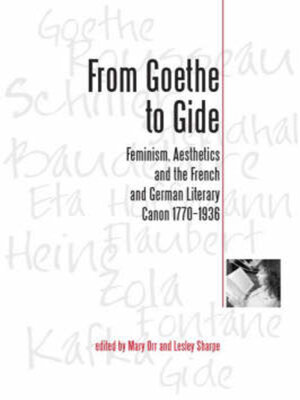 cover image of From Goethe to Gide